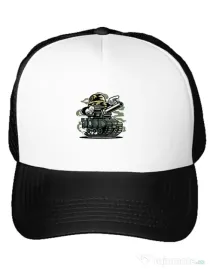 Sapca personalizata War Tank Alb