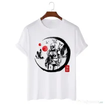 Tricou personalizat alb unisex Inked hunter