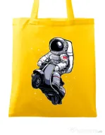 Sacosa din panza Astronaut scooter Galben