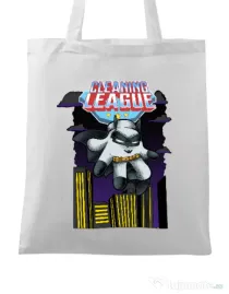 Sacosa din panza Cleaning league Glove Alb
