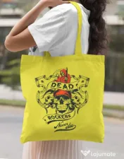 Sacosa din panza Dead rockers Galben 