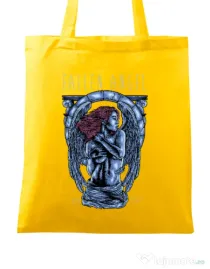 Sacosa din panza Fallen angel Galben