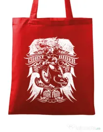 Sacosa din panza Ghost rider Rosu