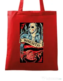 Sacosa din panza Immortal Rosu