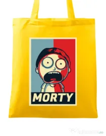 Sacosa din panza Morty Galben