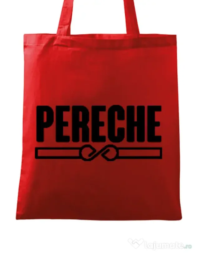 Sacosa din panza Pereche Rosu