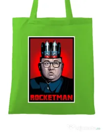 Sacosa din panza Rocketman Verde mar