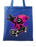 Sacosa din panza Squid Boy Albastru regal