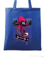 Sacosa din panza Squid Game 3 Albastru regal