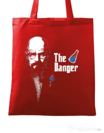 Sacosa din panza Tricou The danger Rosu