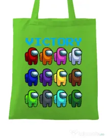 Sacosa din panza Victory Verde mar