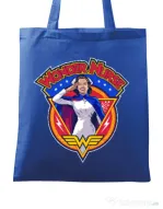 Sacosa din panza Wonder nurse Albastru regal