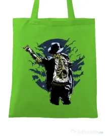 Sacosa din panza Zombie pop Verde mar