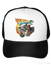 Sapca personalizata Back to summer Alb