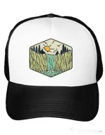 Sapca personalizata Beauty waterfall Alb