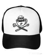 Sapca personalizata Death before decaf Alb