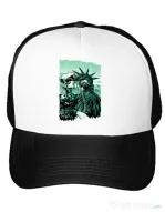 Sapca personalizata Save the liberty Alb