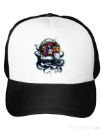 Sapca personalizata Space bloom Alb