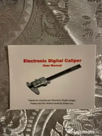 Subler digital electronic profesional din otel inoxidabil 