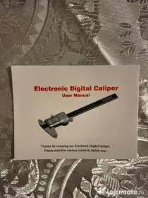 Subler digital electronic profesional din otel inoxidabil