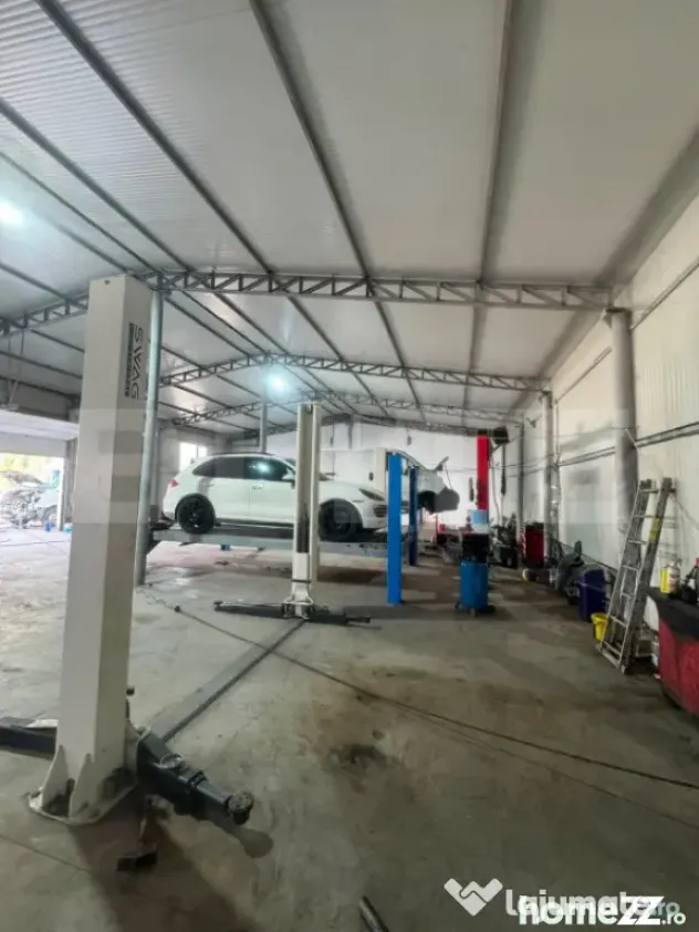 Service auto complet echipat de închiriat, 400 mp, Parcare - Craiova (Dolj)