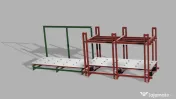 Presa pneumatica panouri SIP si sandwich – 12-18 Tone (1250 x 3000 mm) 