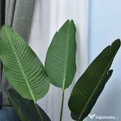 Outsunny Planta Artificiala Strelitzia – 120 cm pentru Interior/Exterior