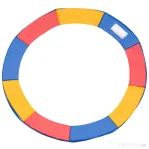 HOMCOM Protectie Margine pentru Trambulină Elastică din PVC Roșu Albastru Galben (Ø305cm ) | Aosom.ro | Aosom Romania