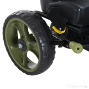 HOMCOM Kart cu Pedale pentru Copii de 3-6 Ani cu Scaun Reglabil și Frână de Mână, 105x54x61 cm, Verde | Aosom Romania 