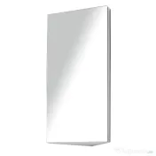 HOMCOM Dulap Unghiular de Baie cu Oglindă și 3 Rafturi Interioare, din Oțel, 60x30x18.4 cm | Aosom Romania 