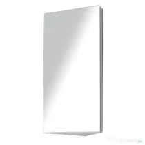 HOMCOM Dulapior Colt Baie – Otel cu Oglinda 60×30×18,4 cm