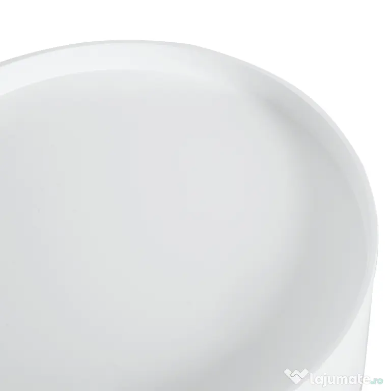 HOMCOM Masa de Salon Moderna cu Sertar in Lemn, Alb, Ф38x45cm | Aosom Romania