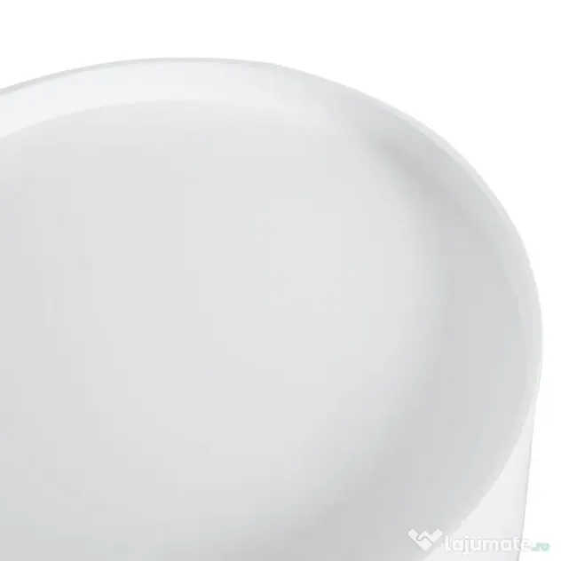 HOMCOM Masa de Salon Moderna cu Sertar in Lemn, Alb, Ф38x45cm | Aosom Romania