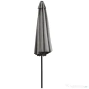 Outsunny Umbrelă de Soare pentru Plajă Impermeabilă, Oțel, Gri Φ3x2.45m | Aosom Romania
