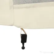 Outsunny Plasa de Tantari pentru Corturi cu Perdele de Rezerva Universale cu Balamale, 335x207cm - Negru / Bej 