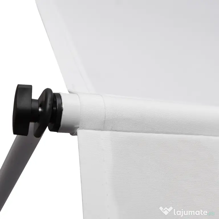 Outsunny Copertina de Perete cu Stâlpi de Sprijin, Protecție UV, Alba, 300x150 cm | Aosom Romania