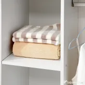HOMCOM Stand pentru Haine Mobil, Suport Umerașe cu Roți și Raft Depozitare Încălțăminte, Șifonier Deschis, 80x40x128 cm 