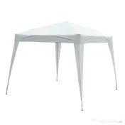 Outsunny Gazebo Pop-Up Impermeabil, Alb, 2.4x2.4 m, Ușor de Montat, Ideal pentru Petreceri și Evenimente în Aer Liber | Aosom Romania 