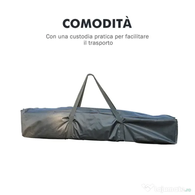 Outsunny Gazebo Pop-Up Impermeabil, Alb, 2.4x2.4 m, Ușor de Montat, Ideal pentru Petreceri și Evenimente în Aer Liber | Aosom Romania