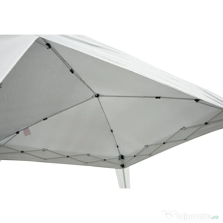 Outsunny Gazebo Pop-Up Impermeabil, Alb, 2.4x2.4 m, Ușor de Montat, Ideal pentru Petreceri și Evenimente în Aer Liber | Aosom Romania
