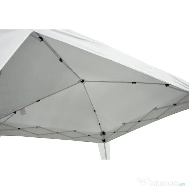 Outsunny Gazebo Pop-Up Impermeabil, Alb, 2.4x2.4 m, Ușor de Montat, Ideal pentru Petreceri și Evenimente în Aer Liber | Aosom Romania