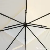 Outsunny Foisor de Exterior 3x3m cu Plasa pentru Tantari si Cadru din Otel Alb | Aosom Romania 
