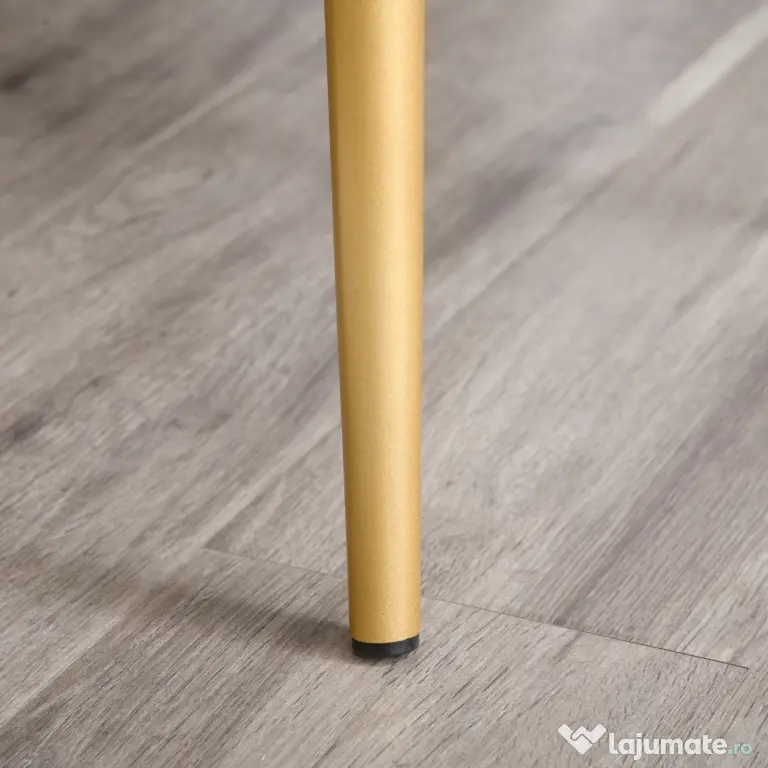 HOMCOM Scaune Moderne și Capitonate, Set din 2 Piese pentru Salon, Sufragerie, Bucătarie sau Zona de Servit Masa, 50x56.5x85 cm, Verde | Aosom Romania