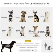 Carucior PawHut pentru Caini Pliabil Maner Reversibil Roti EVA Gri Design Modern | Aosom Romania 