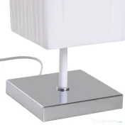HOMCOM Lampă de Podea cu Design Modern pentru Living, 14x14x120 cm, Alb 