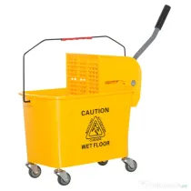 Homcom Carucior Mobil cu Galeata 20L si separator apa