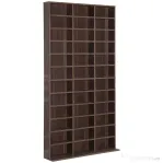 Biblioteca perete pentru camera,birou ,Sarcina 50kg,195x102x23.5cm,maro HOMCOM | Aosom Romania