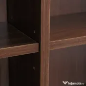Biblioteca perete pentru camera,birou ,Sarcina 50kg,195x102x23.5cm,maro HOMCOM | Aosom Romania 