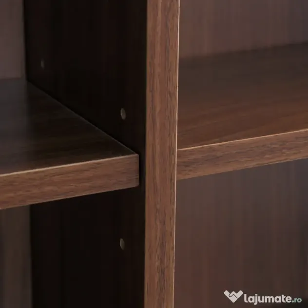 Biblioteca perete pentru camera,birou ,Sarcina 50kg,195x102x23.5cm,maro HOMCOM | Aosom Romania
