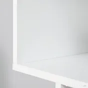 HOMCOM Bibliotecă din Lemn cu 6 Rafturi, 80x24x191 cm, Alb | Aosom Romania 